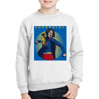 Supergirl, Classic Hero, Youth Sweatshirt | Artistshot