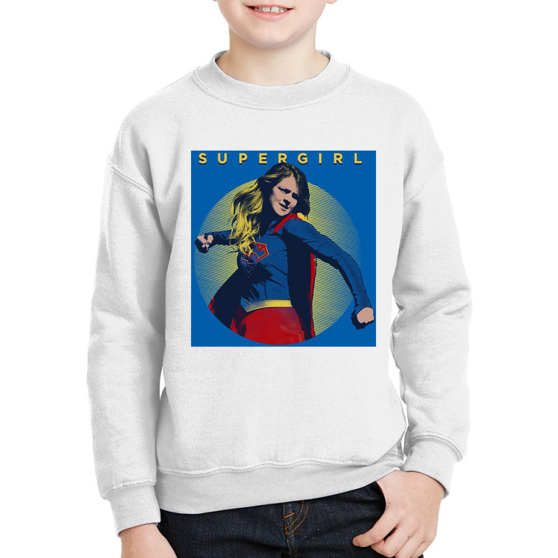 Supergirl, Classic Hero, Youth Sweatshirt | Artistshot