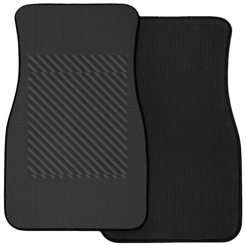 Carbon Fiber - Fancy Carbon Fiber Front Car Mat | Artistshot