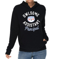 Owlsome Assistant Principal Pun Funny Gift Idea Lightweight Hoodie | Artistshot