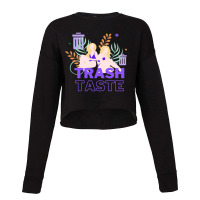 Trash Taste Weekly Audio Fanmaid Cropped Sweater | Artistshot