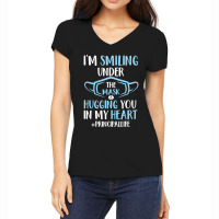 Principal Life I M Smiling Under The Mask Women's V-neck T-shirt | Artistshot