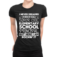 Super Cool Elementary School Principal Ladies Fitted T-shirt | Artistshot