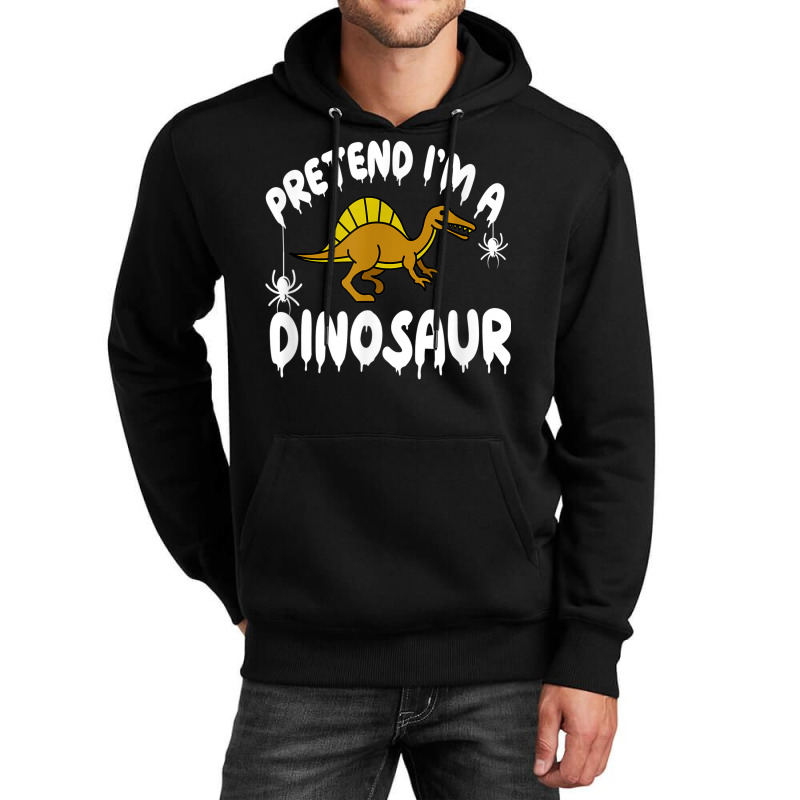 Pretend I'm A Spinosaurus Dinosaur Spooky Simple Quick Unisex Hoodie | Artistshot