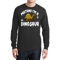 Pretend I'm A Spinosaurus Dinosaur Spooky Simple Quick Long Sleeve Shirts | Artistshot