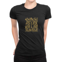 Gold – Go Forward In The Courage Of Your Love Alabaster Deplume-giga Ladies Fitted T-shirt | Artistshot