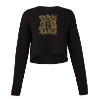 Gold – Go Forward In The Courage Of Your Love Alabaster Deplume-giga Cropped Sweater | Artistshot