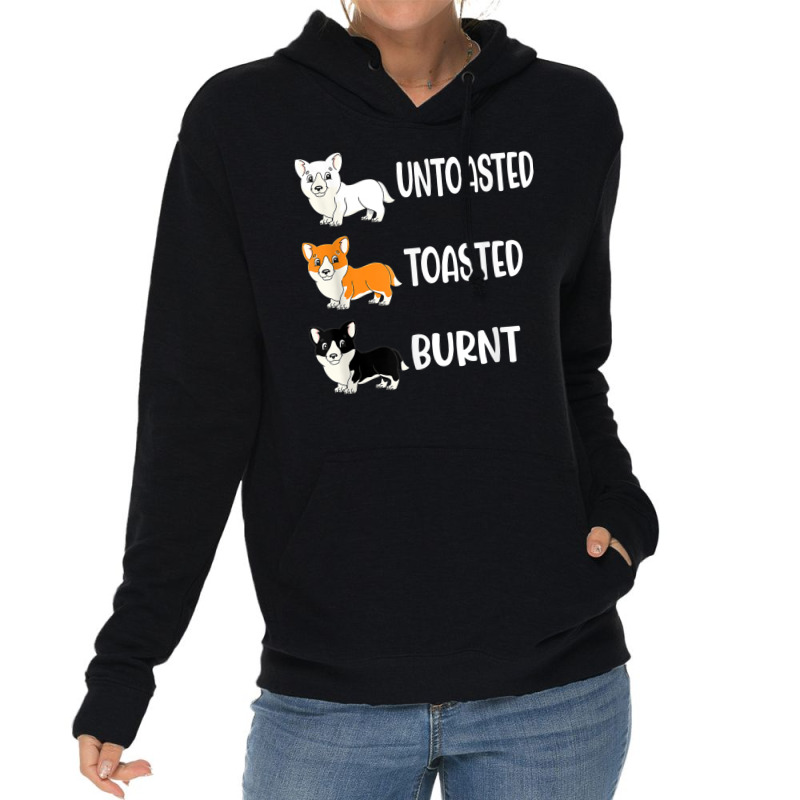 Corgi Colors Untoasted Toasted Burnt Dog Corgi Lightweight Hoodie | Artistshot