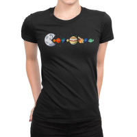 Solarsystem Planets Astrology Science Moon T Shirt Ladies Fitted T-shirt | Artistshot