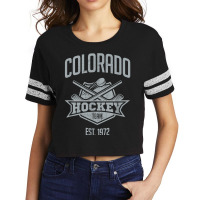 Distressed Avalanche Retro Party Tailgate Gameday Fan Gift T Shirt Scorecard Crop Tee | Artistshot