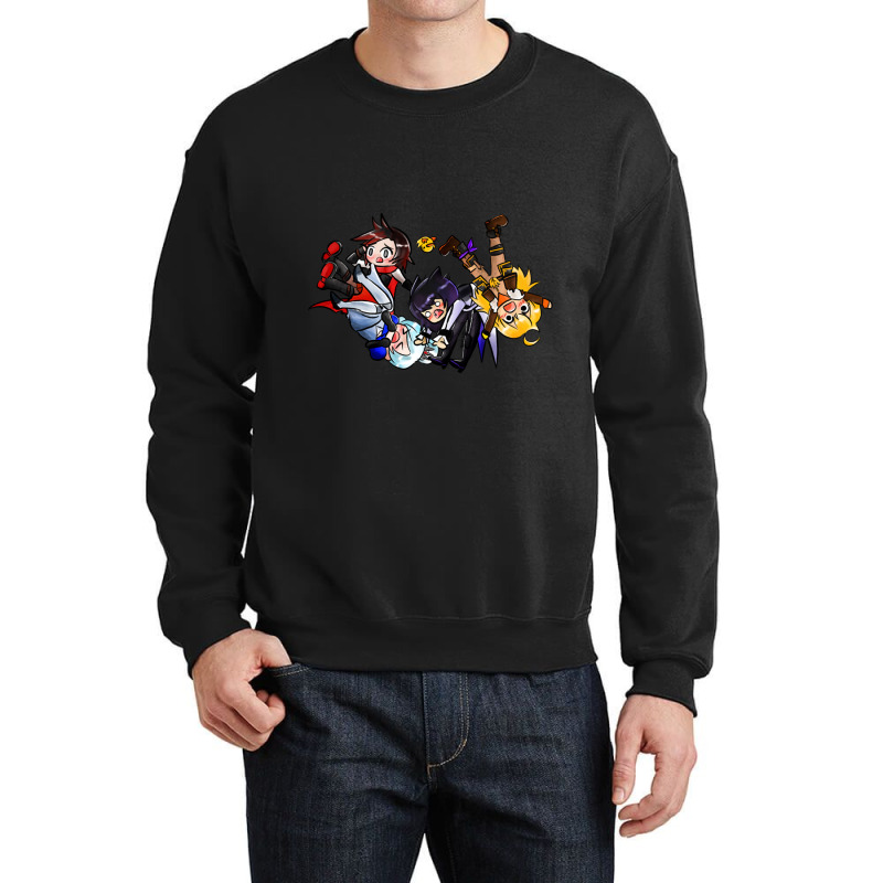 Rwby Flip Out Crewneck Sweatshirt | Artistshot