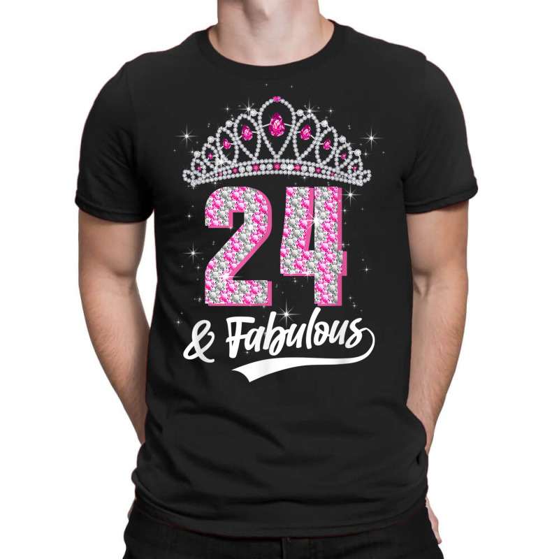 23 & Fabulous 23 Years Old 23rd Birthday Diamond Crown T-shirt | Artistshot