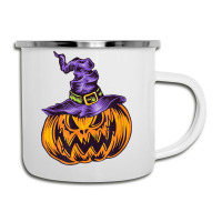 Halloween Pumpkin Witch Hat Witchcraft Costume Camper Cup | Artistshot