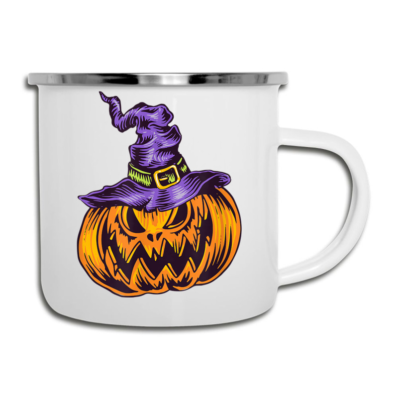 Halloween Pumpkin Witch Hat Witchcraft Costume Camper Cup | Artistshot