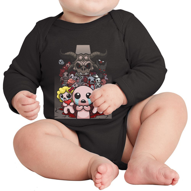 The Binding Of Isaac Long Sleeve Baby Bodysuit by innasubyan | Artistshot