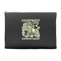 Rpg Gamer Dungeon Daddy D20 Dice Pen And Paper Board Game Classic Accessory Pouches | Artistshot