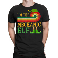 I'm The Mechanic Elf Matching Group Christmas Party Pajama T-shirt | Artistshot