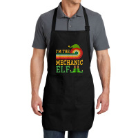 I'm The Mechanic Elf Matching Group Christmas Party Pajama Full-length Apron | Artistshot