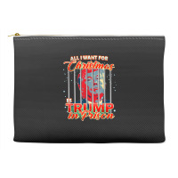 Anti Trump Christmas   Donald Trump In Prison Accessory Pouches | Artistshot