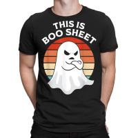 This Is Boo Sheet Ghost Retro Halloween Costume Men Women T-shirt | Artistshot