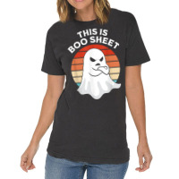 This Is Boo Sheet Ghost Retro Halloween Costume Men Women Vintage T-shirt | Artistshot