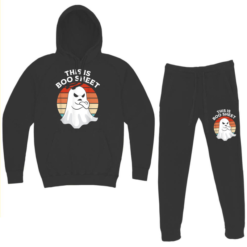 This Is Boo Sheet Ghost Retro Halloween Costume Men Women Hoodie & Jogger Set | Artistshot