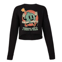 Existential Dread Retro Cartoon Bomb Grenade Nihilism T Shirt Cropped Sweater | Artistshot