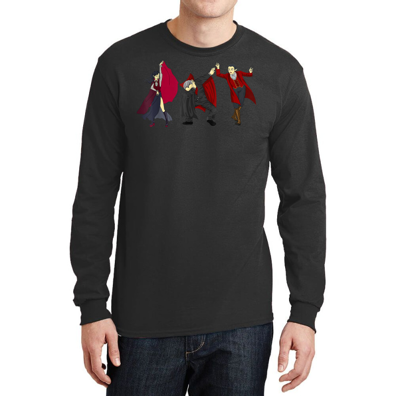 Halloween Dancing Vampire Dance Challenge Boys Girls Kids Long Sleeve Shirts | Artistshot