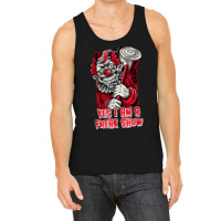 Yes I Am A Freak Show Creepy Clown With Hammer Halloween Tank Top | Artistshot