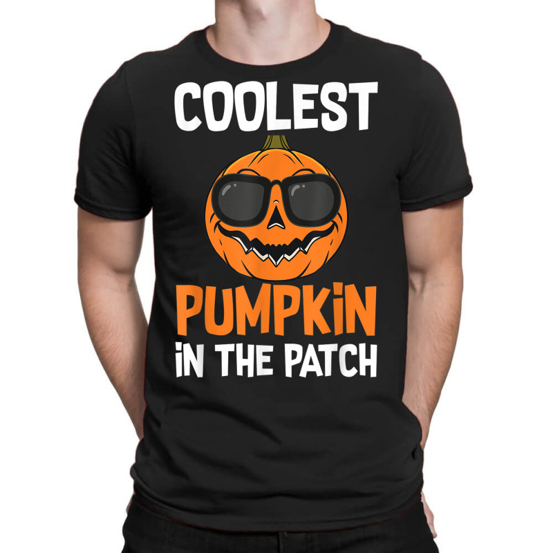 Coolest Pumpkin In The Patch Halloween Boys Girls Men Kids T-shirt | Artistshot