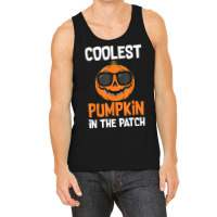 Coolest Pumpkin In The Patch Halloween Boys Girls Men Kids Tank Top | Artistshot