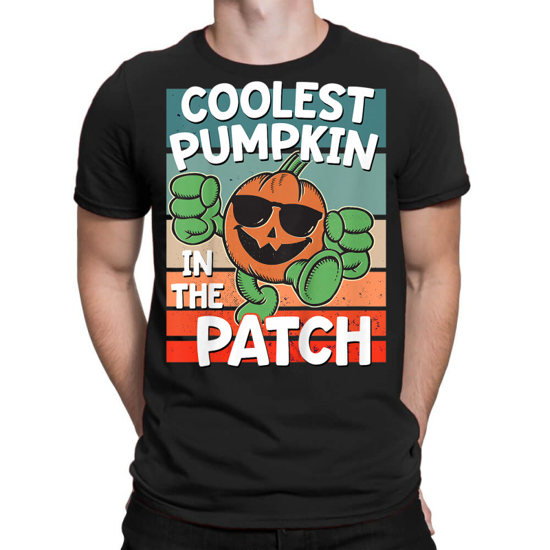 Kids Funny Kids Halloween Shirt Coolest Pumpkin In The Patch T-shirt | Artistshot