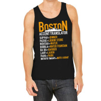 Wicked Smaht Funny Boston Accent Translator Bostonians Gifts Tank Top | Artistshot