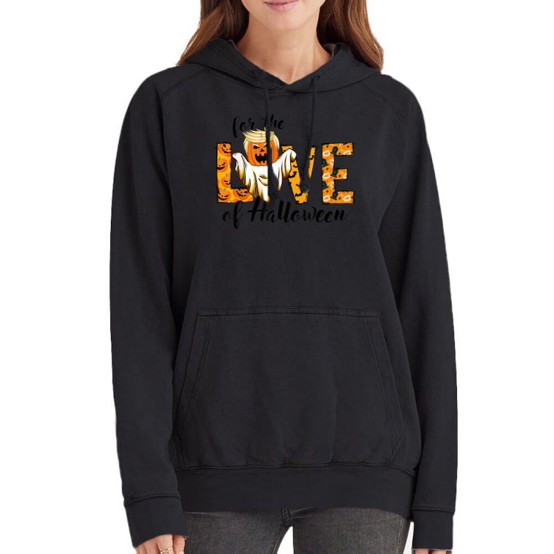 For The Love Of Halloween Pumpkin Trumpkin Fall Autumn Vintage Hoodie | Artistshot