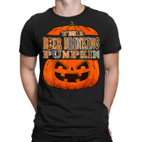 The Beer Drinking Pumpkin Halloween Costume T-shirt | Artistshot