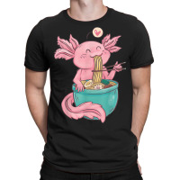 Ramen Axolotl Noodles Graphic T-shirt | Artistshot