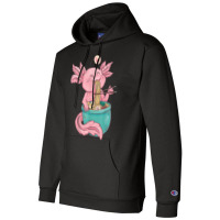 Ramen Axolotl Noodles Graphic Champion Hoodie | Artistshot