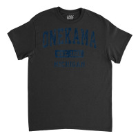 Onekama Michigan Mi Vintage Athletic Sports Design Classic T-shirt | Artistshot