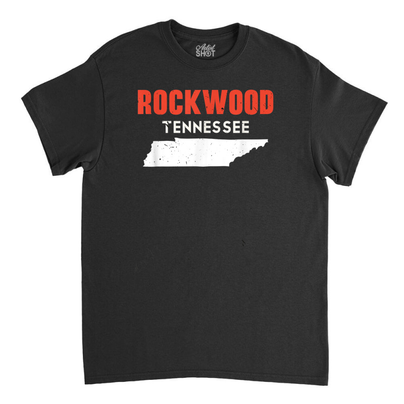 Rockwood Tennessee Usa State America Travel Tennessean Classic T-shirt by Sombre | Artistshot