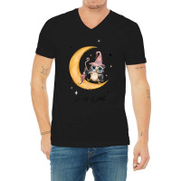 Little Witch Funny Halloween Gifts V-neck Tee | Artistshot