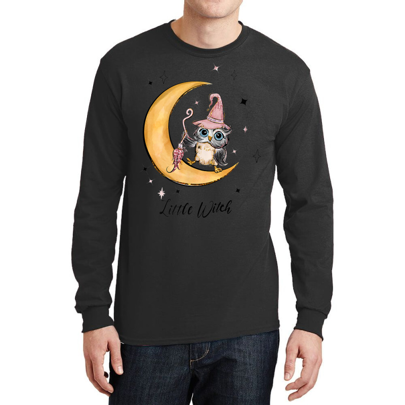 Little Witch Funny Halloween Gifts Long Sleeve Shirts | Artistshot