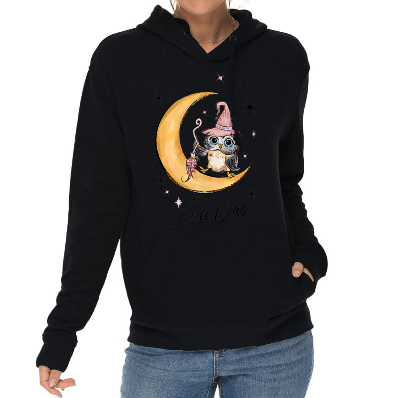 Little Witch Funny Halloween Gifts Lightweight Hoodie | Artistshot