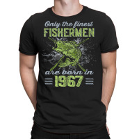 Finest Fishermen Born 1967 Largemouth Bass 55th Birthday T-shirt | Artistshot