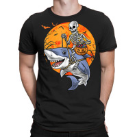 Halloween Skeleton Shark Kids Boys Girls Funny Halloween T-shirt | Artistshot