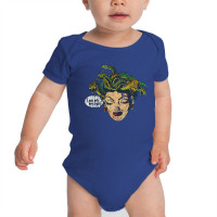 Medusa Look Into My Eyes Vintage Baby Bodysuit | Artistshot