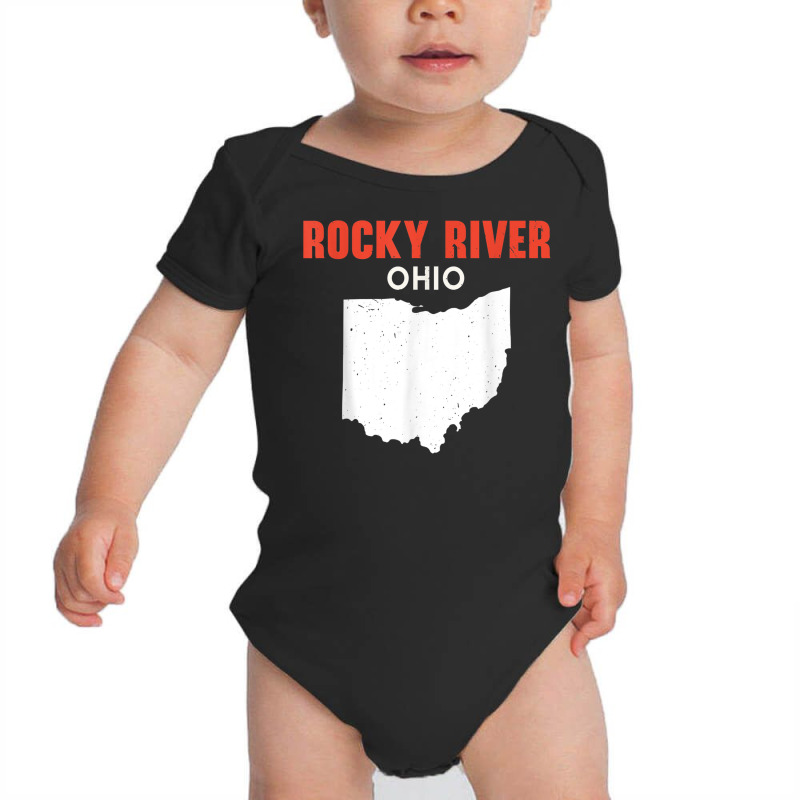 Rocky River Ohio Usa State America Travel Ohioan Baby Bodysuit by Posh | Artistshot