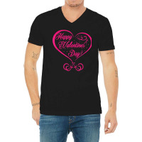 Valentines Day Happy Valentines Day V-neck Tee | Artistshot