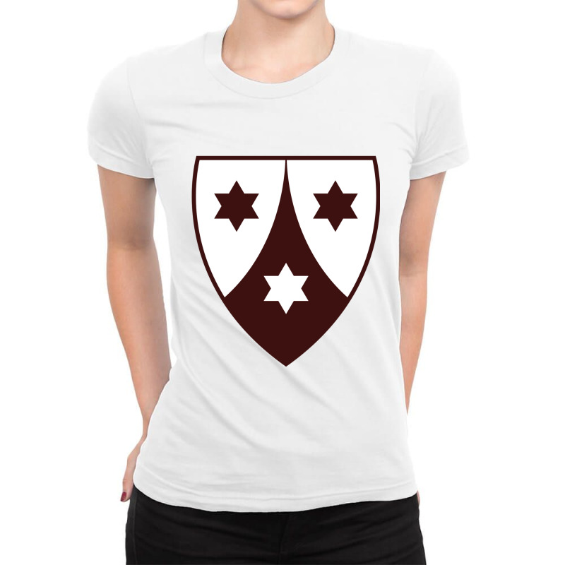 Coat Of Arms Of The Carmelites Ladies Fitted T-Shirt by cm-arts | Artistshot