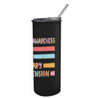 Phonemic Awareness Phonics Fluency Vocabulary Comprehension Skinny Tumbler | Artistshot