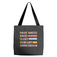 Phonemic Awareness Phonics Fluency Vocabulary Comprehension Tote Bags | Artistshot